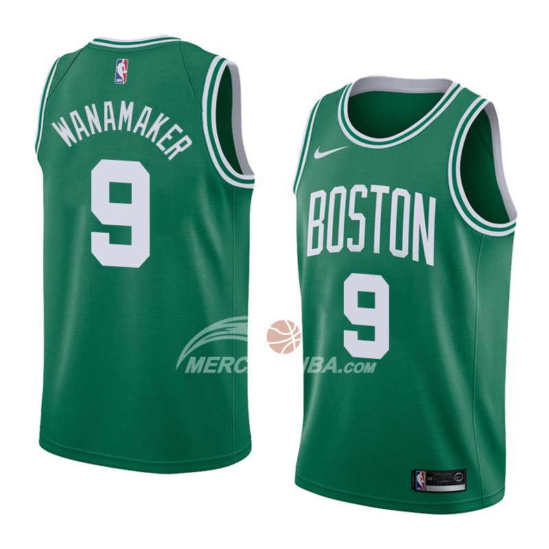 Maglia NBA Celtics Brad Wanamaker Icon 2017-18 Verde